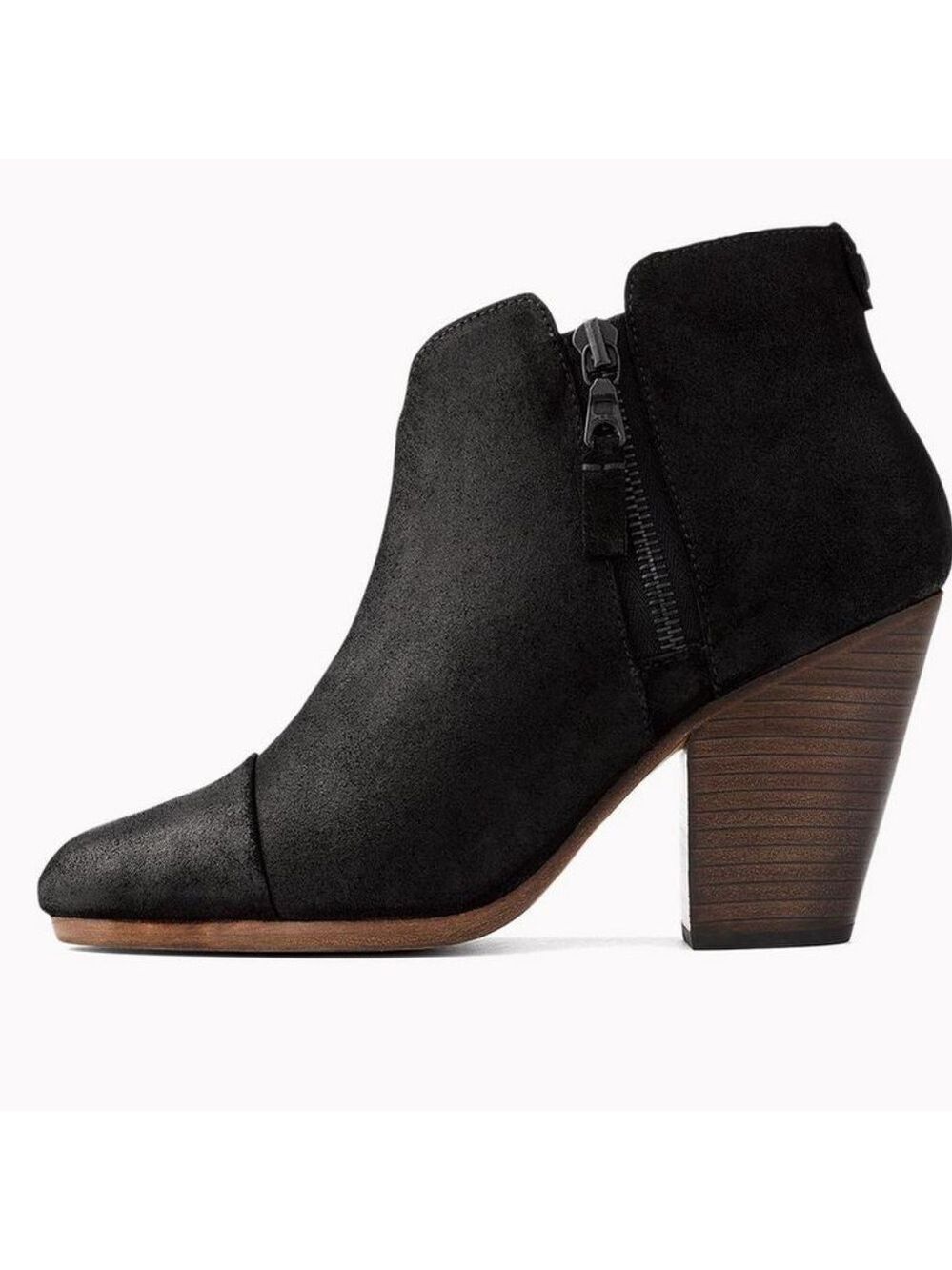 Rag & Bone Margot Boot - Leather Black. 
Size 36.5 US 6.5